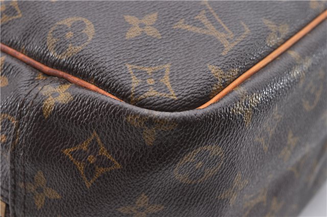 Authentic Louis Vuitton Monogram Deauville Hand Bag M47270 LV 1459D