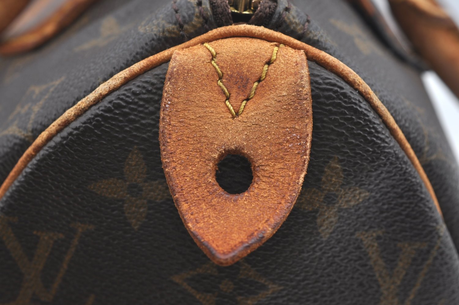 Authentic Louis Vuitton Monogram Speedy 25 Boston Hand Bag M41528 LV 1460I