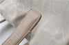 Authentic CHANEL New Travel Line Shoulder Tote Bag Nylon Leather Beige 1461E