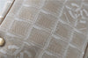 Authentic CHANEL New Travel Line Shoulder Tote Bag Nylon Leather Beige 1461E