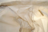 Authentic CHANEL New Travel Line Shoulder Tote Bag Nylon Leather Beige 1461E