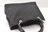 Authentic GUCCI Bamboo 2way Shoulder Hand Bag Nylon Leather 0021016 Black 1461G