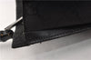Authentic GUCCI Bamboo 2way Shoulder Hand Bag Nylon Leather 0021016 Black 1461G