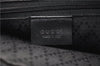 Authentic GUCCI Bamboo 2way Shoulder Hand Bag Nylon Leather 0021016 Black 1461G