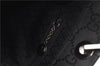 Authentic GUCCI Bamboo 2way Shoulder Hand Bag Nylon Leather 0021016 Black 1461G