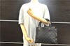 Authentic GUCCI Bamboo 2way Shoulder Hand Bag Nylon Leather 0021016 Black 1461G
