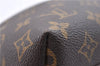 Auth Louis Vuitton Monogram Trousse Demi Ronde 23 Cosmetic Pouch M47520 LV 1462D