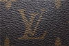 Auth Louis Vuitton Monogram Trousse Demi Ronde 23 Cosmetic Pouch M47520 LV 1462D