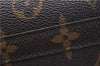 Auth Louis Vuitton Monogram Trousse Demi Ronde 23 Cosmetic Pouch M47520 LV 1462D