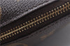 Auth Louis Vuitton Monogram Trousse Demi Ronde 23 Cosmetic Pouch M47520 LV 1462D