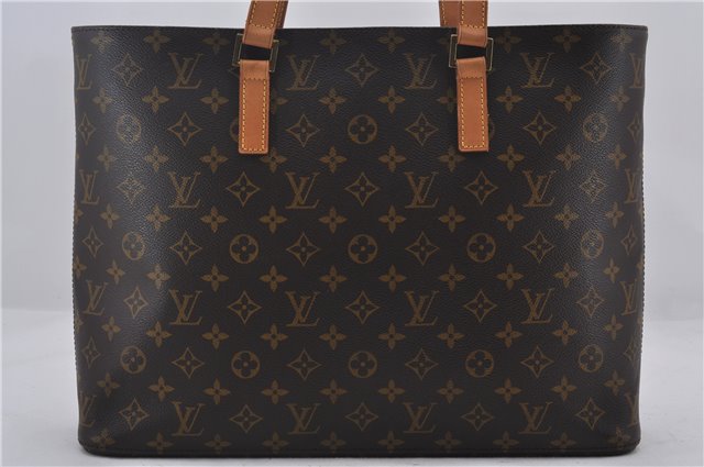 Authentic Louis Vuitton Monogram Luco Shoulder Tote Bag M51155 LV 1462E