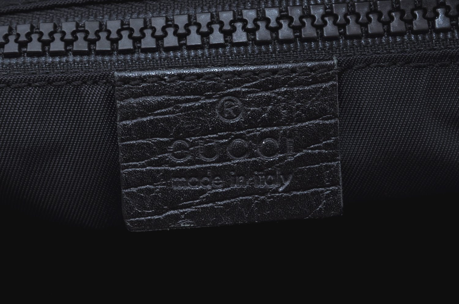 Authentic GUCCI Vintage 2Way Travel Boston Bag GG PVC Leather 162800 Black 1462F