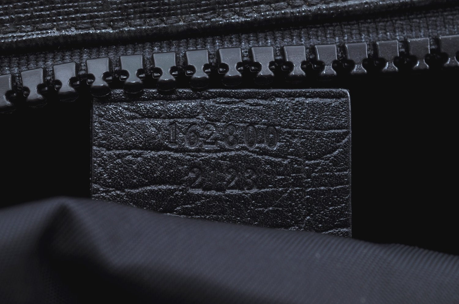 Authentic GUCCI Vintage 2Way Travel Boston Bag GG PVC Leather 162800 Black 1462F