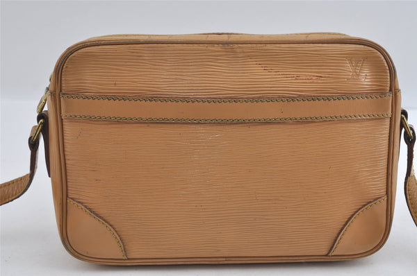 Authentic Louis Vuitton Epi Trocadero 24 Shoulder Cross Bag M52316 Beige 1462I