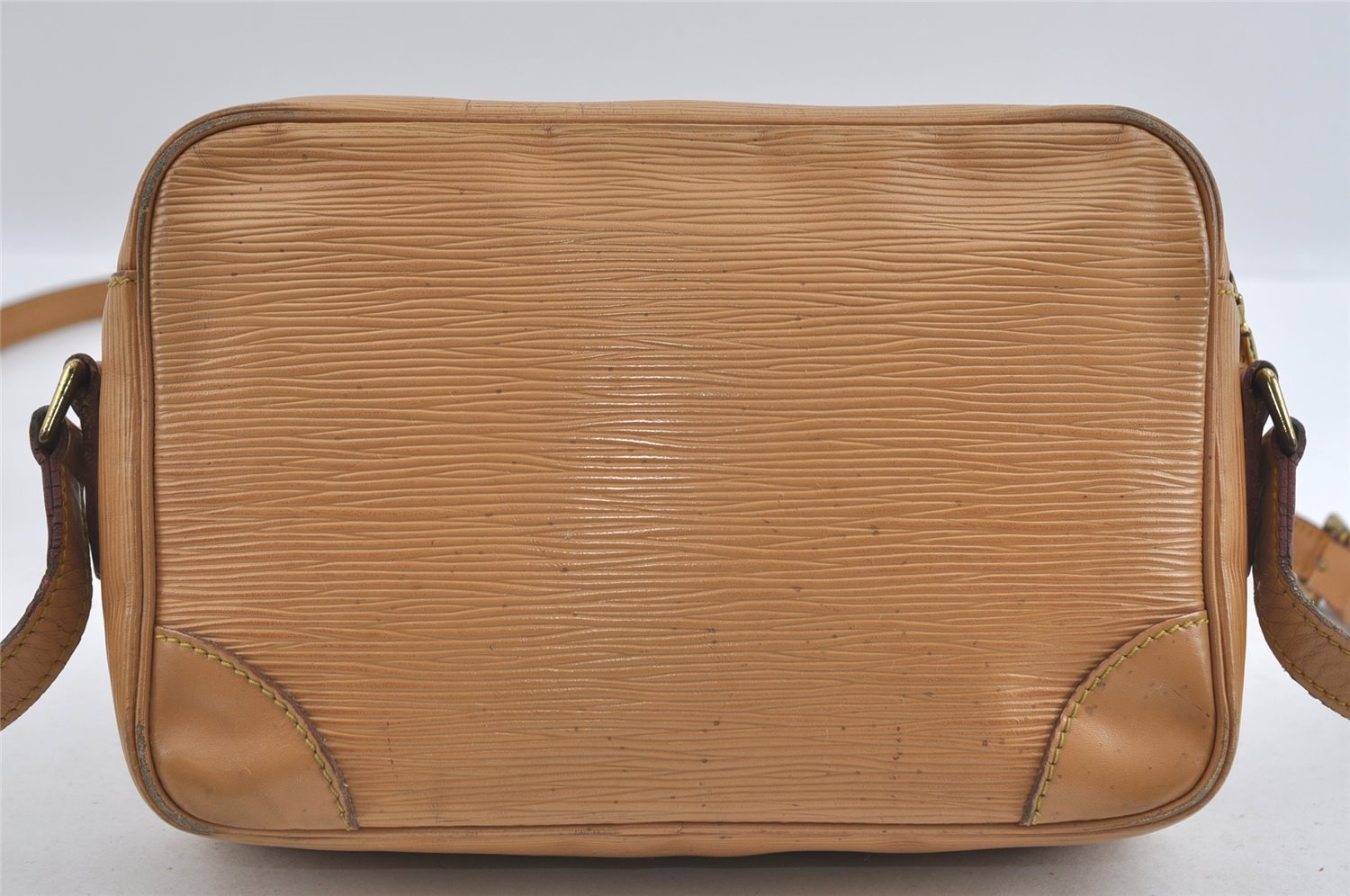 Authentic Louis Vuitton Epi Trocadero 24 Shoulder Cross Bag M52316 Beige 1462I