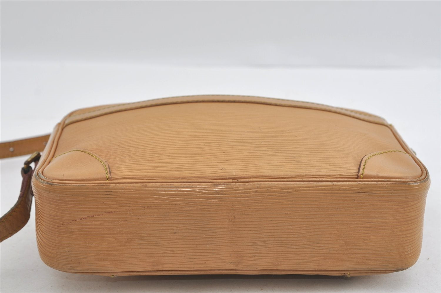 Authentic Louis Vuitton Epi Trocadero 24 Shoulder Cross Bag M52316 Beige 1462I