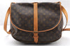 Authentic Louis Vuitton Monogram Saumur 35 Shoulder Cross Bag M42254 LV 1464F