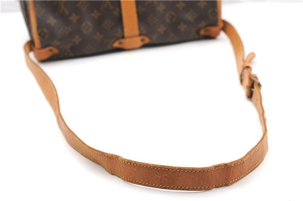 Authentic Louis Vuitton Monogram Saumur 35 Shoulder Cross Bag M42254 LV 1464F