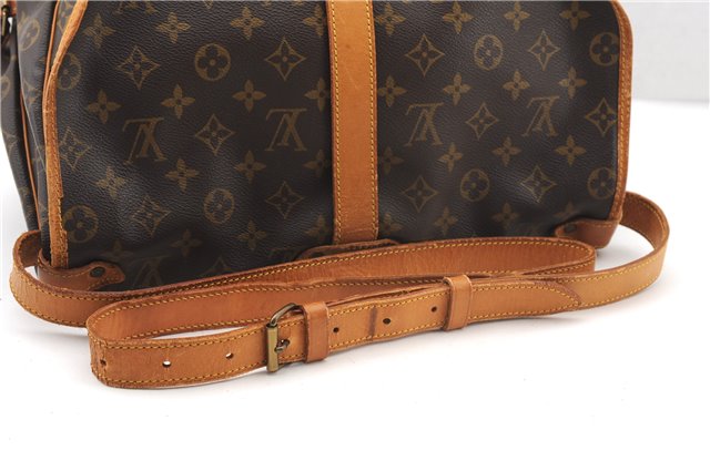 Authentic Louis Vuitton Monogram Saumur 35 Shoulder Cross Bag M42254 LV 1464F