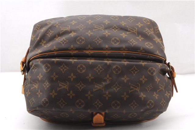 Authentic Louis Vuitton Monogram Saumur 35 Shoulder Cross Bag M42254 LV 1464F