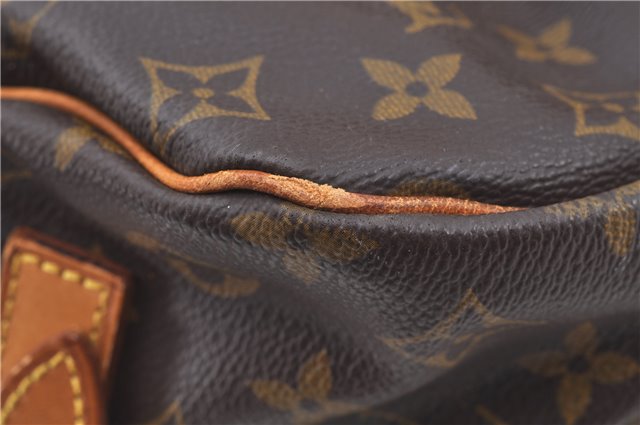 Authentic Louis Vuitton Monogram Saumur 35 Shoulder Cross Bag M42254 LV 1464F