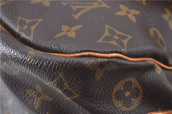 Authentic Louis Vuitton Monogram Saumur 35 Shoulder Cross Bag M42254 LV 1464F