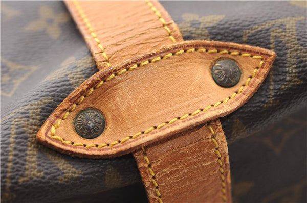 Authentic Louis Vuitton Monogram Saumur 35 Shoulder Cross Bag M42254 LV 1464F