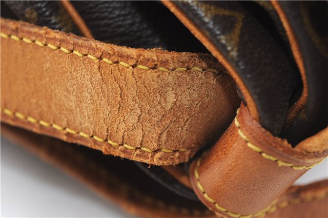 Authentic Louis Vuitton Monogram Saumur 35 Shoulder Cross Bag M42254 LV 1464F