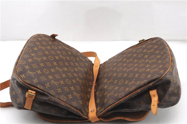 Authentic Louis Vuitton Monogram Saumur 35 Shoulder Cross Bag M42254 LV 1464F