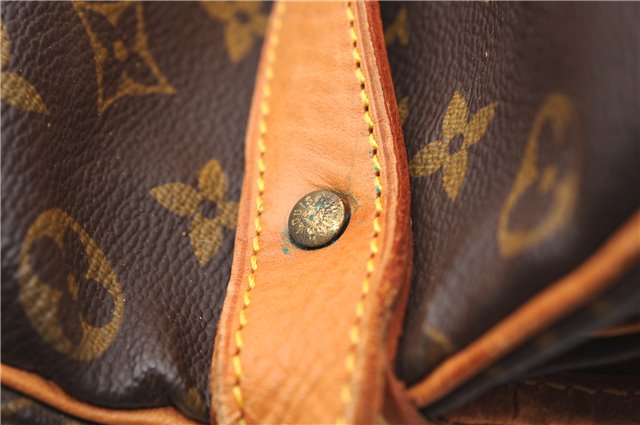 Authentic Louis Vuitton Monogram Saumur 35 Shoulder Cross Bag M42254 LV 1464F