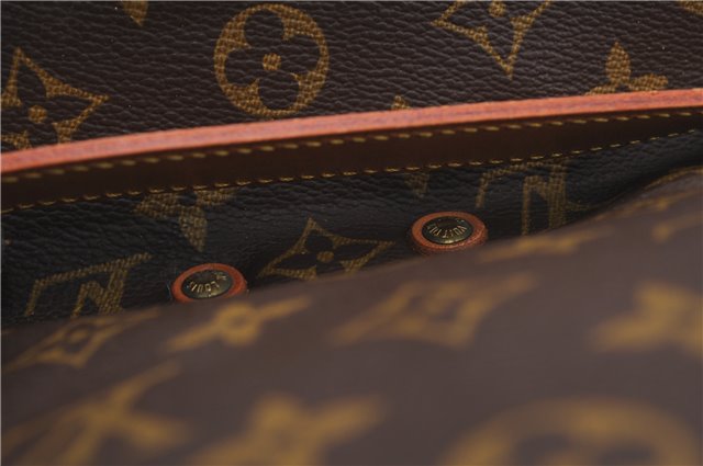 Authentic Louis Vuitton Monogram Saumur 35 Shoulder Cross Bag M42254 LV 1464F