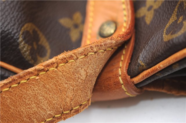Authentic Louis Vuitton Monogram Saumur 35 Shoulder Cross Bag M42254 LV 1464F