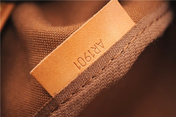 Authentic Louis Vuitton Monogram Saumur 35 Shoulder Cross Bag M42254 LV 1464F