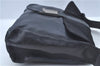 Authentic PRADA Leather Nappa Nylon Shoulder Cross Body Bag Purse Black 1464G