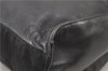 Authentic PRADA Leather Nappa Nylon Shoulder Cross Body Bag Purse Black 1464G