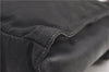 Authentic PRADA Leather Nappa Nylon Shoulder Cross Body Bag Purse Black 1464G