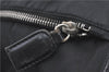 Authentic PRADA Leather Nappa Nylon Shoulder Cross Body Bag Purse Black 1464G