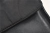 Authentic PRADA Leather Nappa Nylon Shoulder Cross Body Bag Purse Black 1464G