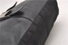 Authentic PRADA Leather Nappa Nylon Shoulder Cross Body Bag Purse Black 1464G