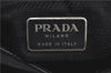 Authentic PRADA Leather Nappa Nylon Shoulder Cross Body Bag Purse Black 1464G