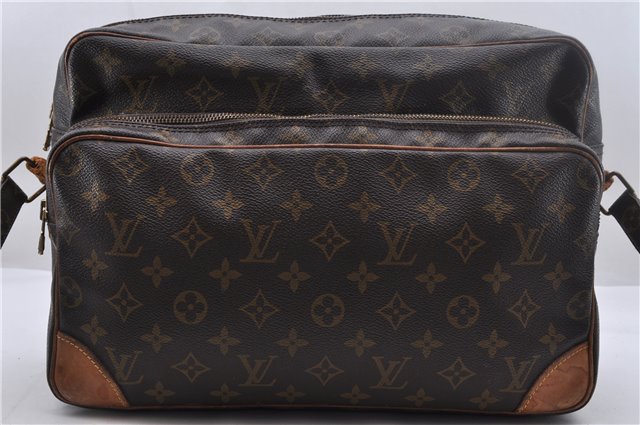 Auth Louis Vuitton Monogram Nile 34 Shoulder Cross Body Bag M45242 LV Junk 1465D