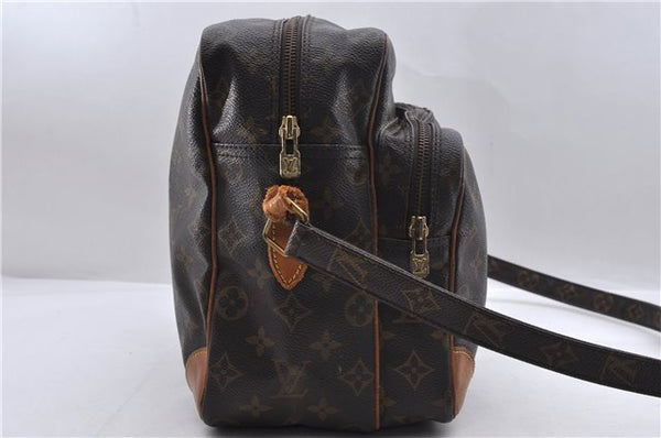 Auth Louis Vuitton Monogram Nile 34 Shoulder Cross Body Bag M45242 LV Junk 1465D