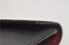 Authentic FENDI 2JOURS Leather Clutch Hand Bag Purse Bordeaux Red 1465E