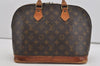 Authentic Louis Vuitton Monogram Alma Hand Bag Purse M51130 LV 1465I