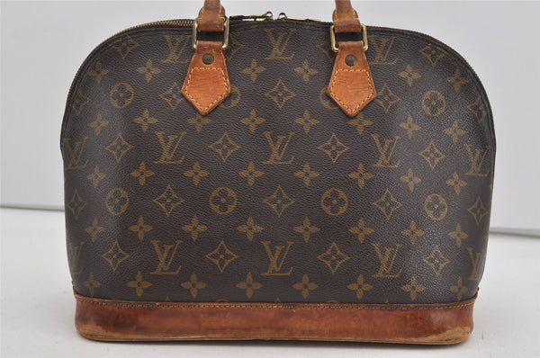 Authentic Louis Vuitton Monogram Alma Hand Bag Purse M51130 LV 1465I