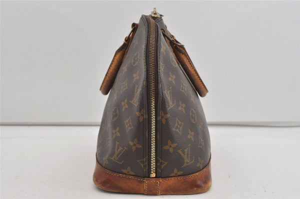 Authentic Louis Vuitton Monogram Alma Hand Bag Purse M51130 LV 1465I