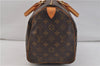 Authentic Louis Vuitton Monogram Speedy 30 Hand Boston Bag M41526 LV 1466E