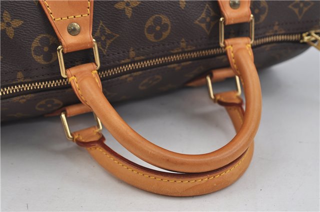 Authentic Louis Vuitton Monogram Speedy 30 Hand Boston Bag M41526 LV 1466E