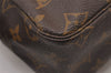 Auth Louis Vuitton Monogram Trousse Toilette 28 Clutch Hand Bag M47522 LV 1466I