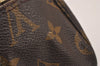 Auth Louis Vuitton Monogram Trousse Toilette 28 Clutch Hand Bag M47522 LV 1466I